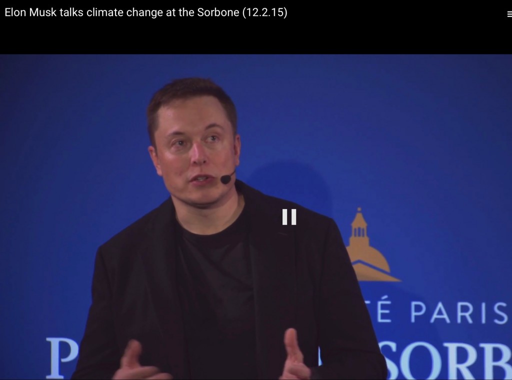 Elon Musk Promotes Revenue-Neutral Carbon Taxes in Paris